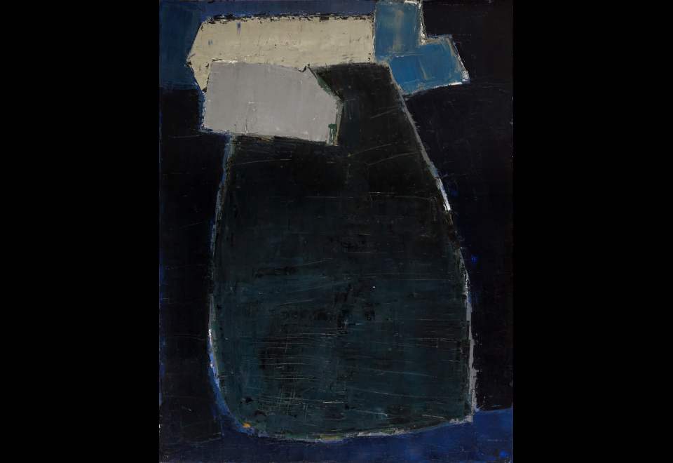 Grande composition bleue, 1950